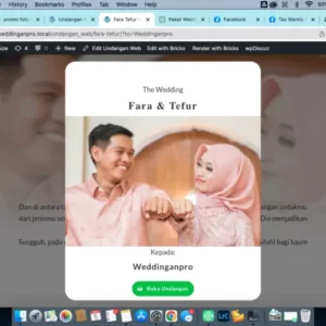 undangan website undangan digital untuk pengantin supaya tidak perlu cetak undangan yang mahal