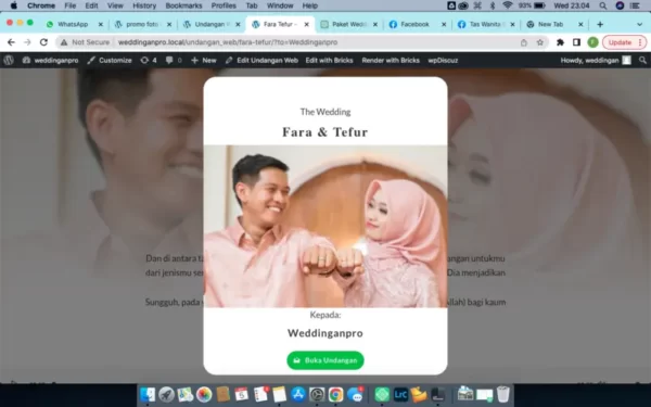 undangan website undangan digital untuk pengantin supaya tidak perlu cetak undangan yang mahal